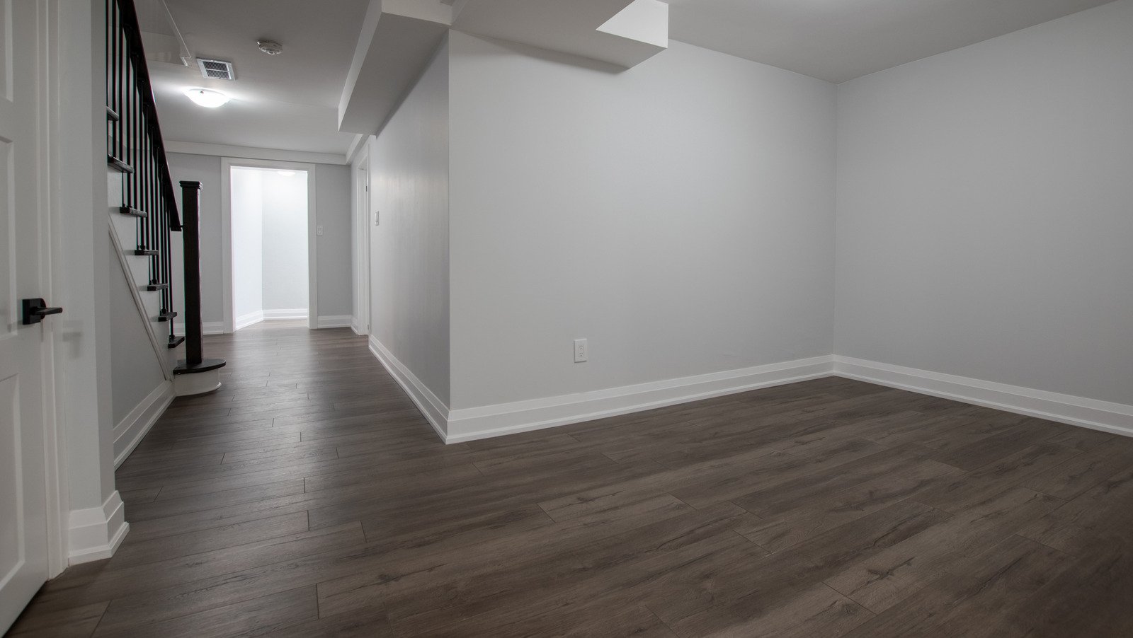 Wide,Shot,Of,A,Finished,Basement
